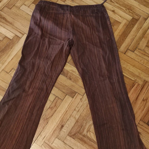 Mexx striped brown flare jeans used, waist 44 cm