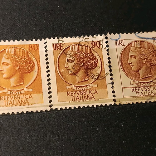 Italian Siracusana Stamps Collection 1950, like new, 17 pieces