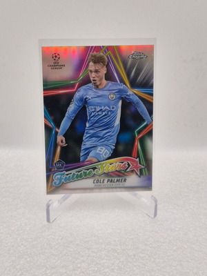 2021-22 Topps Chrome UEFA Champions League FutureStars Cole Palmer Rookie Card used