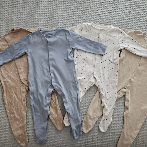 Baby rompers long sleeve pack of 4 for 9-12 months like new