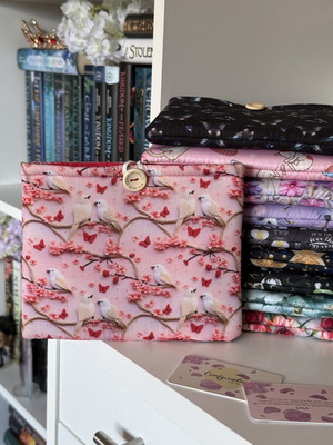 Kindle case handmade with soft lining new