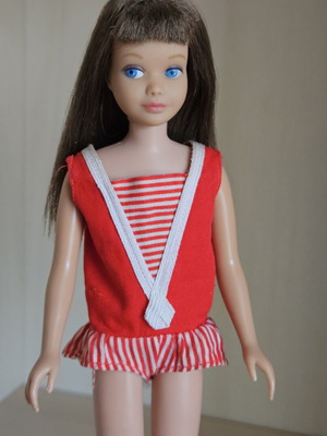 Vintage Barbie Skipper doll 1960s used, Japan original