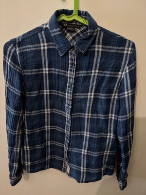 Armani blue shirt like new, size S