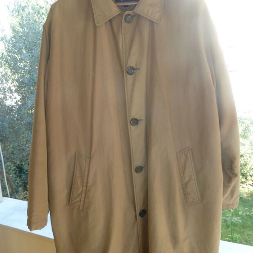Joop! trench coat with wool lining, XXL, olive green, with minor wear