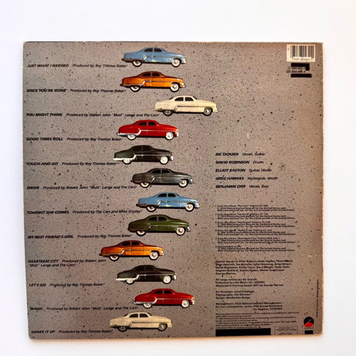 The Cars Greatest Hits LP used, rock genre