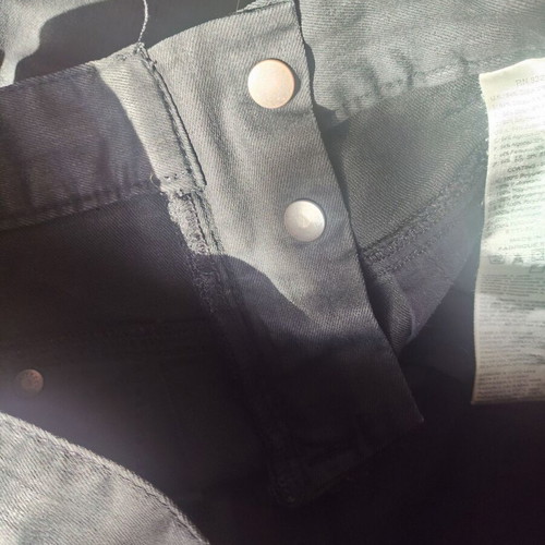 Diesel women's black pants made of lightweight cotton fabric like new, sizes S/M