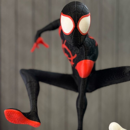 Miles Morales figure like new, premium 3D printed collectible