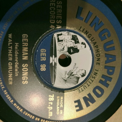 Linguaphone 78 RPM German Songs record set new