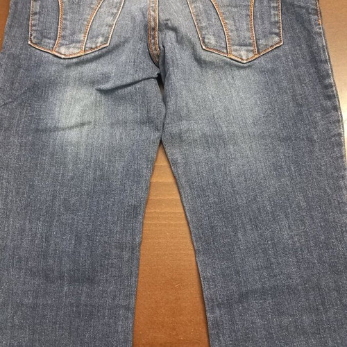 Women's denim jeans used, low rise