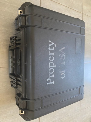 Pelican Case 1550 μεταχειρισμένο με αφρώδες υλικό, μαύρο