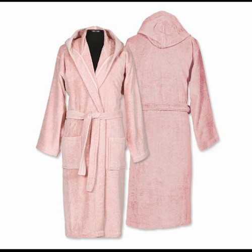 Hooded bathrobe size S, new, 100% cotton