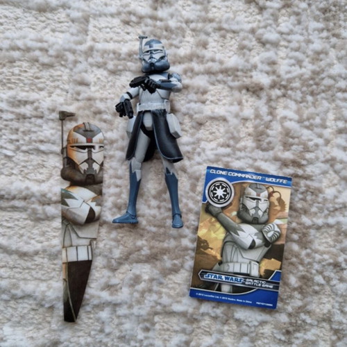 Star Wars Clone Commander Wolffe action figure like new 10cm