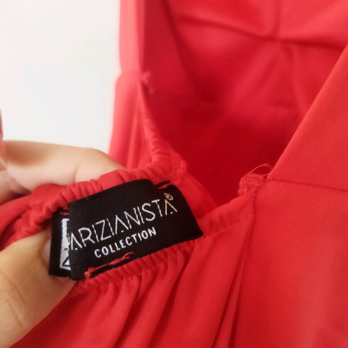 Maxi off-shoulder dress Parizianista like new, red