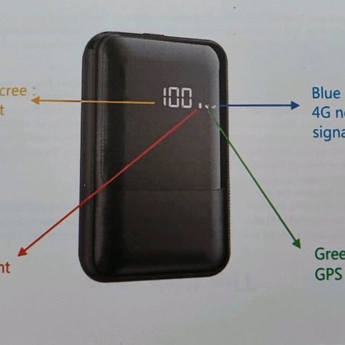 Gps tracker new with real-time location display and strong magnet
