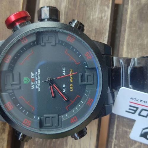 Weide Chronograph Men's Watch New Black