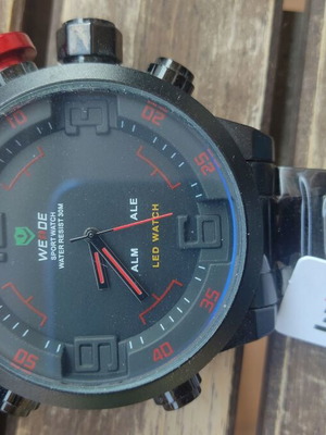 Weide Chronograph Men's Watch New Black
