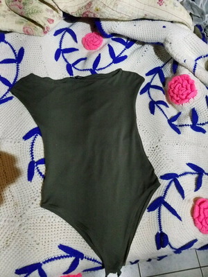 Zara bodysuit olive small worn once