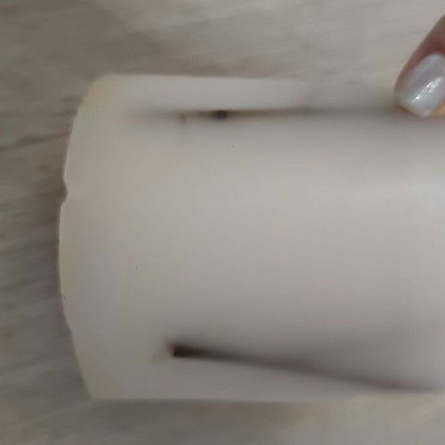Decorative beige candle like new
