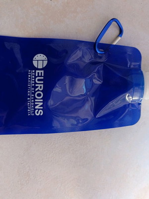 Flexible water bottle for running and hiking like new