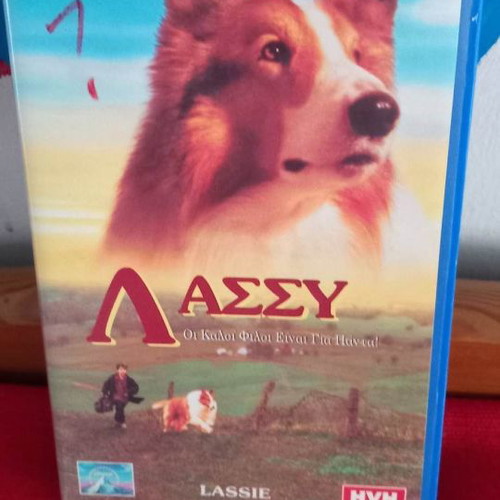 Lassie video cassette used with subtitles