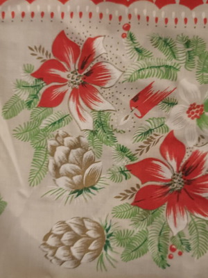 Christmas napkins set of 2 like new with festive design