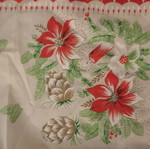 Christmas napkins set of 2 like new with festive design