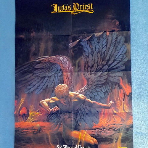 Judas Priest & Machine Head poster used, double-sided