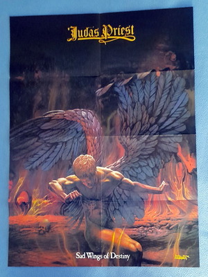 Judas Priest & Machine Head poster used, double-sided
