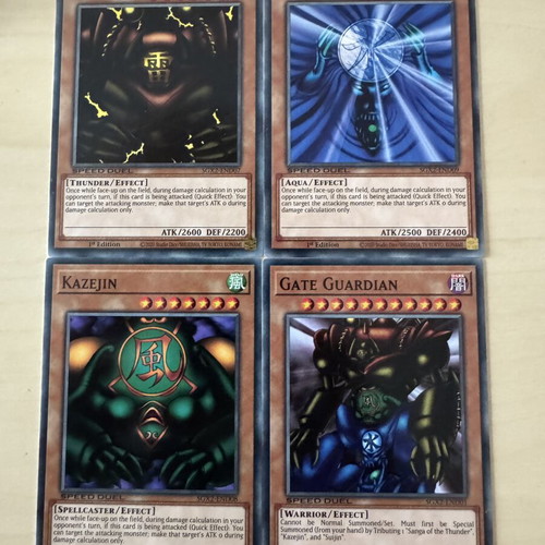 Gate Guardian Set of 4 Yu-Gi-Oh! cards