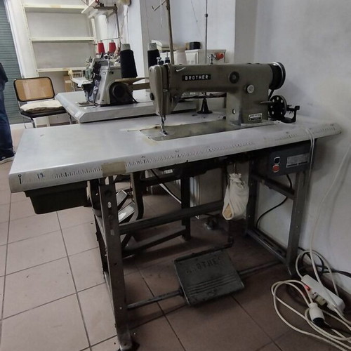 Cutting and Overlock Sewing Machines used, 2 cutting and 2 overlock
