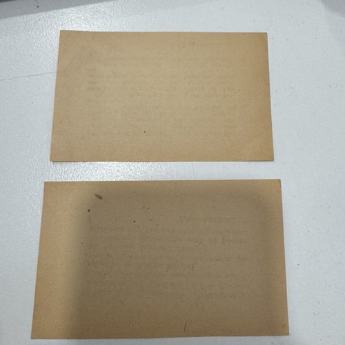 Propaganda documents of EAM used, set of 2