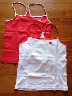 Adidas Originals tank tops vintage made in Germany, like new, pack of 2