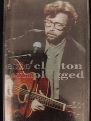 Eric Clapton Unplugged cassette tape used, rock genre
