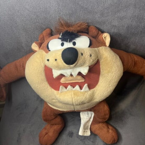 Vintage TAZ Looney Tunes plush used, Quiron Art. 4303 collectible
