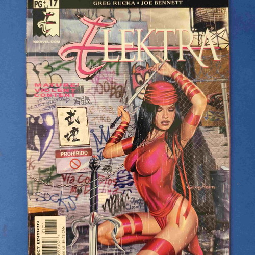 Elektra Vol 2 Issue 17 comic book used, English