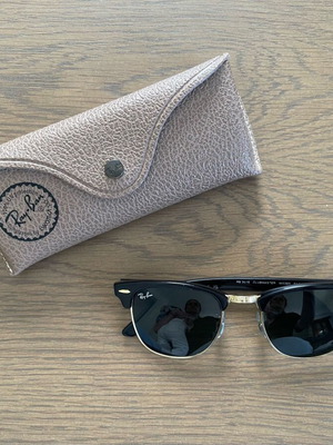 Ray-Ban Clubmaster Classic RB 3016 γυαλιά ηλίου σαν καινούργια, μαύρο/χρυσό