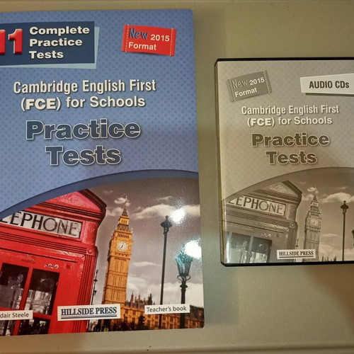 11 Complete Practice Tests Cambridge FCE Teacher's Book and Audio CDs like new