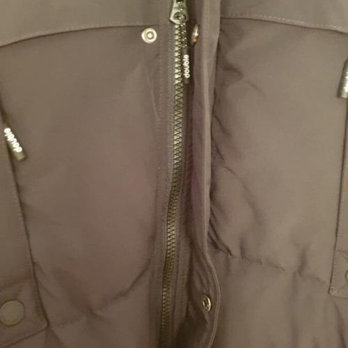 Double men's jacket 3XL new, black and gray