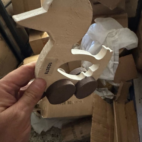 Wooden duck toy new