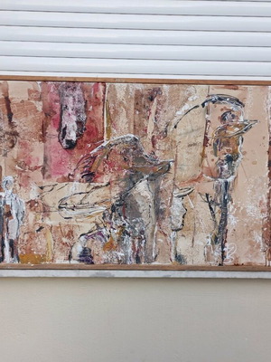 Painting by Ioannis Alexandraki used, 120x50 cm