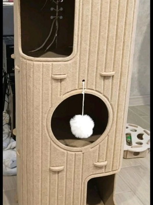 Oversized δέντρο γάτας από τσόχα πολυτελούς κατασκευής καινούργιο