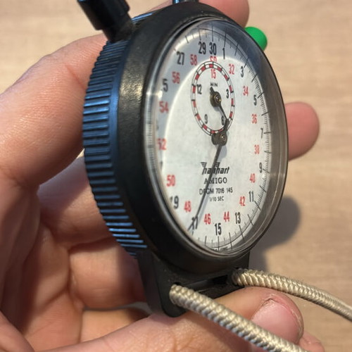 Hanhart DBGM 7016 winding watch like new, German