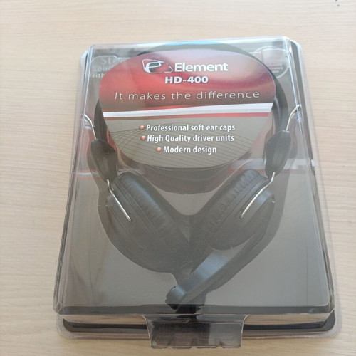 Element HD-400 headphones new in sealed box