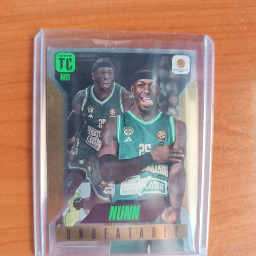 Euroleague Panini Top Class Kendrick Nunn Unstoppable card like new