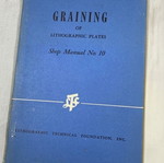 Three Lithographic Technical Foundation Manuals 1945 used