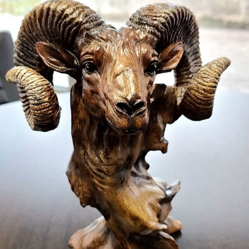 Ram Figurine 30 cm new, resin souvenir sculpture