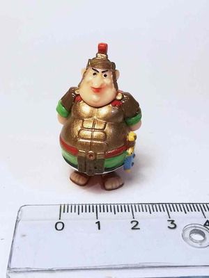 Plastic toy figure Asterix and Obelix used