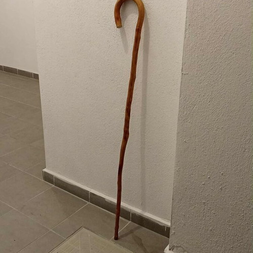 Katsouna from Crete used traditional walking stick