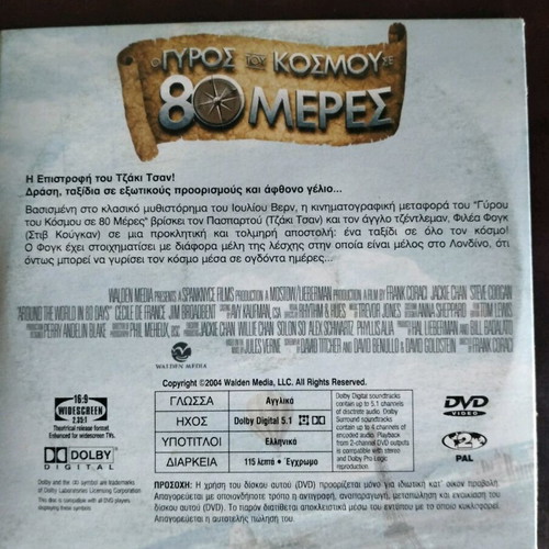 Around the World in 80 Days DVD used with subtitles