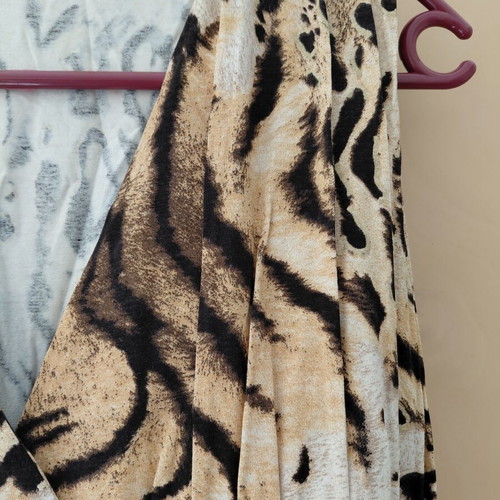 BSB Collection Midi Dress Tiger Print Medium like new